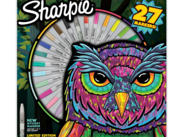 Sharpie 27-Count Permanent Marker Pack for $10 + free shipping w/ $35