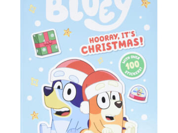 Bluey: Hooray, It’s Christmas! Sticker & Activity Book $3.51 After Coupon (Reg. $8) – FAB Ratings!