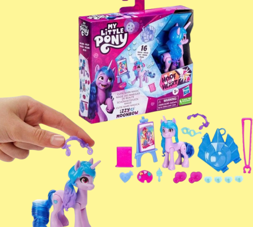 My Little Pony Make Your Mark Toy Magic Izzy Moonbow 16-Piece Set $5.99 (Reg. $10) – 3-Inches Hoof to Heart, Comes with Surprise Accessories