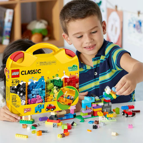 LEGO Classic Creative 213-Piece Suitcase with Sorting Storage Organizer Case $13.79 (Reg. $20)