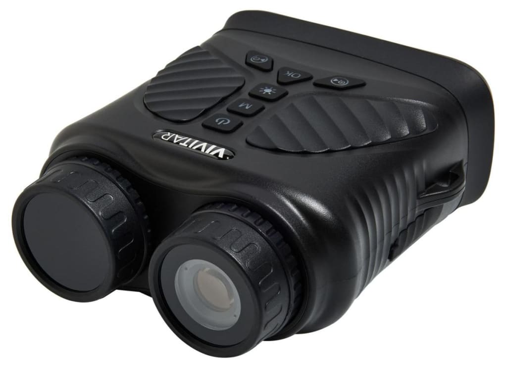Vivitar QHD 10X Zoom Binocular Camcorder w/ Night Vision & Accessories for $100 + free shipping