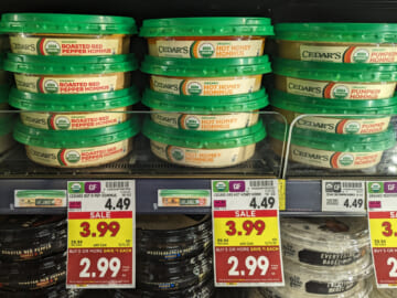 Cedar’s Organic Hummus Is As Low As $2.49 At Kroger (Regular Price $4.99)