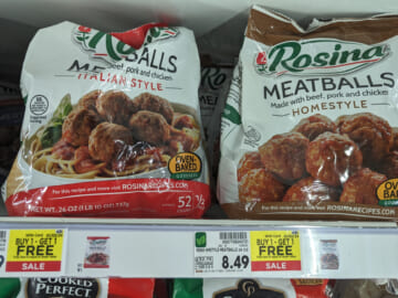 Big Bags Of Rosina Meatballs As Low As $3 At Kroger