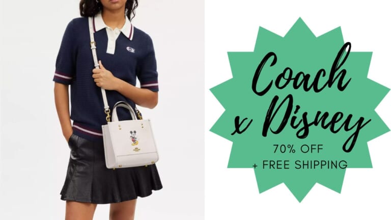 Coach Outlet x Disney | 70% Off + FREE Shipping