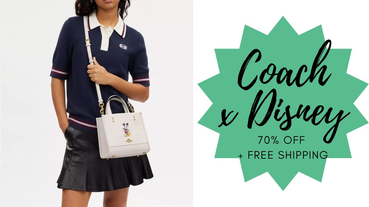 Coach Outlet x Disney | 70% Off + FREE Shipping