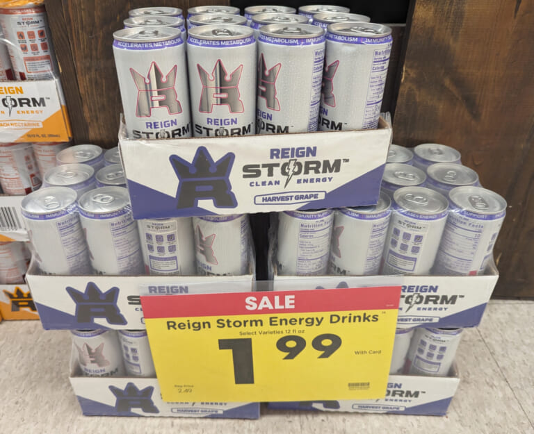 Reign Storm Energy Drink As Low As $1 At Kroger