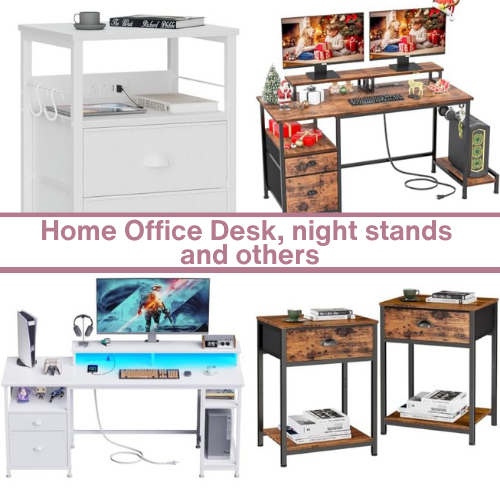 Today Only! Home Office Desk, night stands and others $39.75 Shipped Free (Reg. $59.99+)