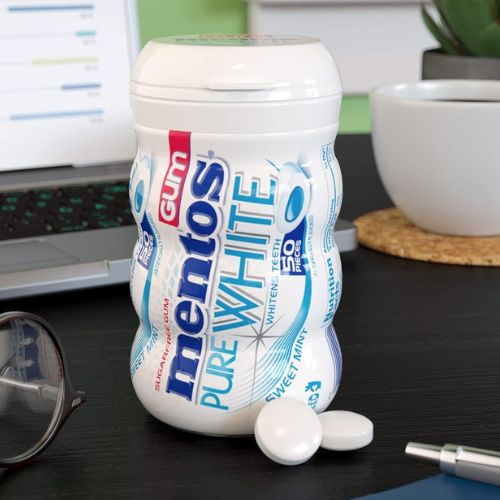 Mentos Pure White Sugar-Free Sweet Mint Chewing Gum, 200-Count as low as $8.63 After Coupon (Reg. $15.80) + Free Shipping – 4¢/Gum