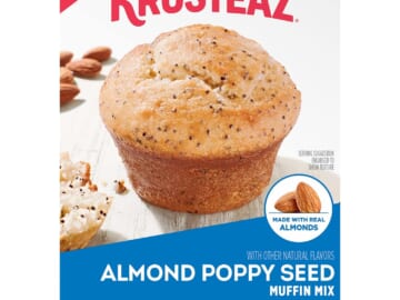 Krusteaz Almond Poppy Seed Muffin Mix, 12-Pack as low as $24.40 Shipped Free  (Reg. $57) – $2.03/17 oz. Box, Makes 24 mini muffins or 12 standard muffins