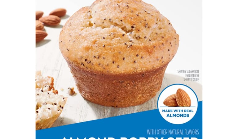 Krusteaz Almond Poppy Seed Muffin Mix, 12-Pack as low as $24.40 Shipped Free  (Reg. $57) – $2.03/17 oz. Box, Makes 24 mini muffins or 12 standard muffins