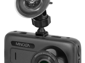 Minolta 2.5K Dash Cam for $60 + free shipping