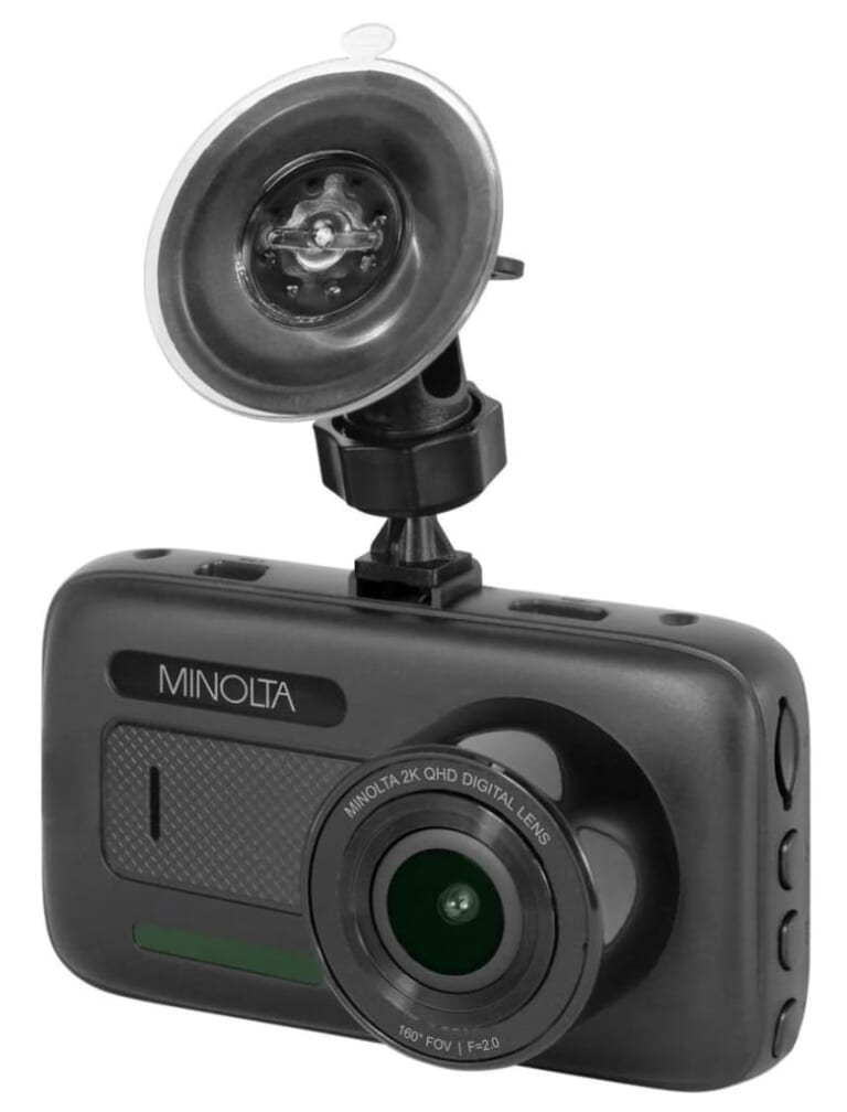 Minolta 2.5K Dash Cam for $60 + free shipping