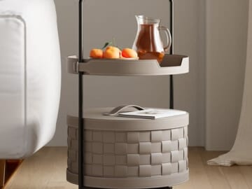 Modern 2-Tier End Table for $218 + free shipping