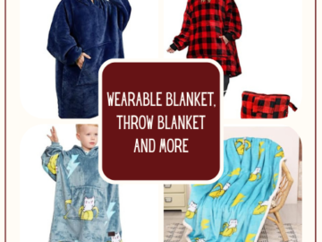 Today Only! Wearable Blanket, Throw Blanket and More from $11.99 (Reg. $15.99+)