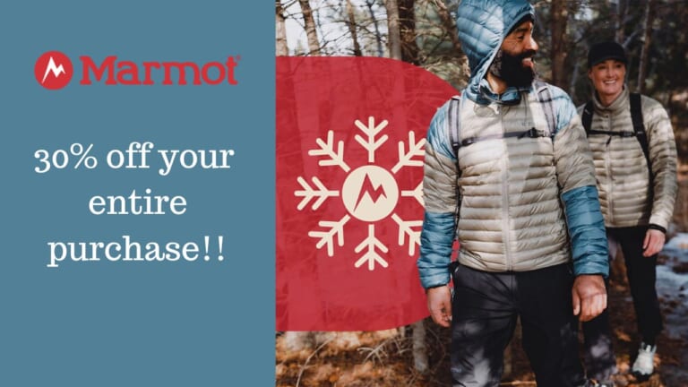 Marmot | Extra 30% Off + Free Shipping | Ends Today