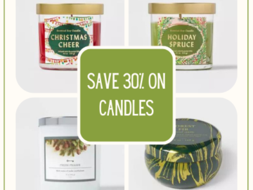 Today Only! Save 30% on Candles from $3.50 (Reg. $5+)