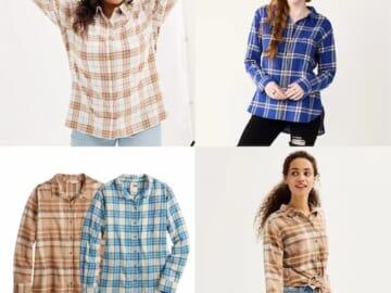 Juniors Flannel Shirts at Kohl
