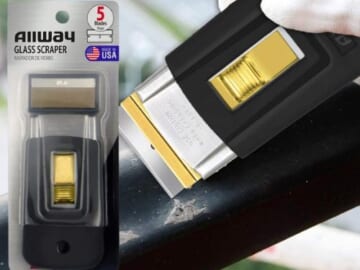 Allway SGS Soft-Grip Retractable Glass Scraper with 5 Blades $4.59 (Reg. $14.11)