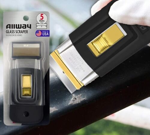 Allway SGS Soft-Grip Retractable Glass Scraper with 5 Blades $4.59 (Reg. $14.11)