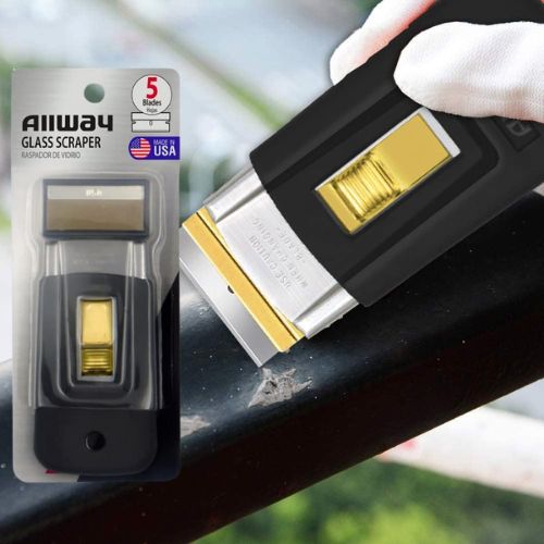 Allway SGS Soft-Grip Retractable Glass Scraper with 5 Blades $4.59 (Reg. $14.11)