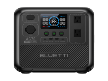 Bluetti AC70 1,000W Portable Power Station for $479 + free shipping