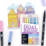 Dual Brush Pen Art Markers, Pastel, 10-Pack as low as $10.68 Shipped Free (Reg. $24) – $1.07/Pen