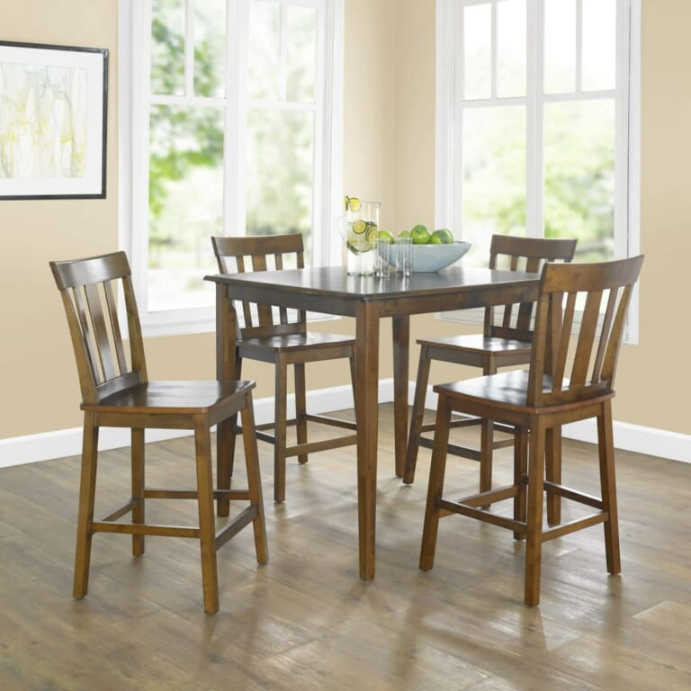 Mainstays Mission 5-Piece Counter-Height Dining Set for $175 + free shipping