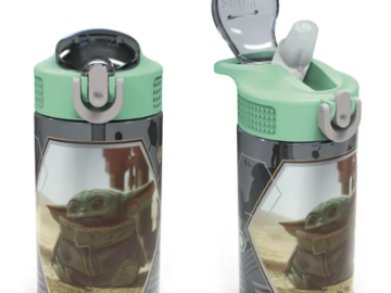 Star Wars The Mandalorian Baby Yoda Kids’ Plastic Water Bottle 2-Pack Set $7.99 (Reg. $13) – $3.99/16 Oz Bottle