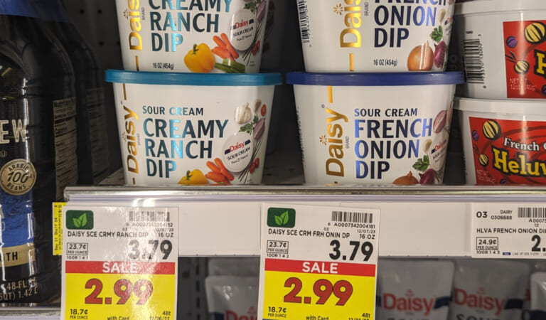 Get Daisy Sour Cream Dip For As Low As $1.49 At Kroger