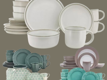 Food Network 16-PC Dinnerware Set $29.49/Set After Code + Kohl’s Cash when you buy 2 (Reg $120) + Free Shipping – 5 Colors