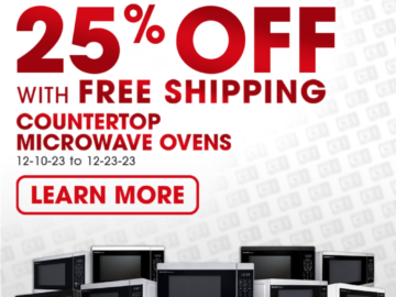 Sharp Countertop Microwave Ovens: 25% off