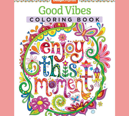 Good Vibes Coloring Book: 30 Beginner-Friendly & Relaxing Creative Art Activities $2.47 (Reg. $7.49) – With Positive Messages & Inspirational Quotes