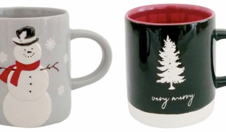 Christmas Mugs only $2.39 + Free In-Store Pickup!