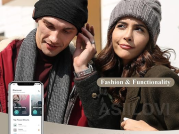 Stay warm and connected with Double-Layer Wool Lining Bluetooth Hat Beanie for just $10.04 After Code + Coupon (Reg. $26.08)
