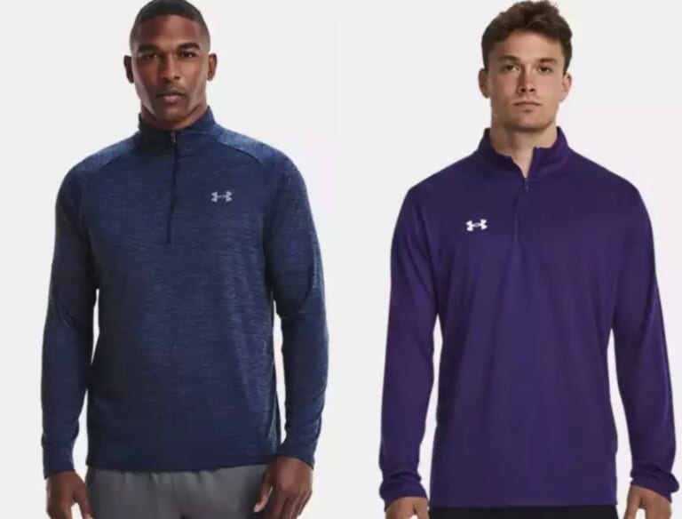 Under Armour Men’s Tech Zip Long Sleeved Pullovers only $16.19 shipped!