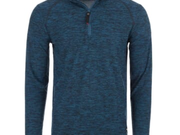 Canada Weather Gear Men's Fleece-Dye Supreme Soft Quarter-Zip for $16 + free shipping