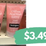$3.49 Neutrogena Pink Grapefruit Acne Facial Cleanser (reg. $10.49)