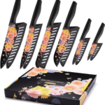 Transform your kitchen with the perfect combination of style and performance, Set of 6 Artistic Designed Pattern Kitchen Knives for just $39.99 Shipped Free (Reg. $79.99)