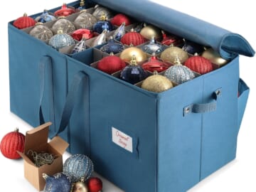 Christmas Ornament Storage Box for $22 + free shipping w/ $35