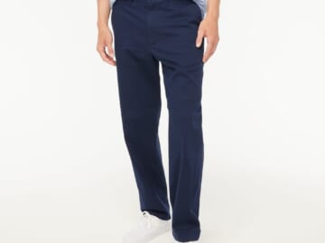 J.Crew Factory Men's Relaxed-Fit Flex Chino Pants for $24 + free shipping