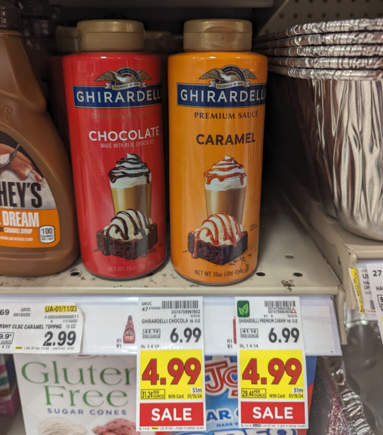 Ghirardelli Chocolate or Caramel Sauce Just $3.49 At Kroger (Regular Price $6.99)
