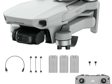 Certified Refurb DJI Mini 2 4K Quadcopter Ready To Fly 3-Battery Bundle for $363 + free shipping