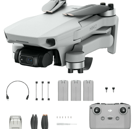 Certified Refurb DJI Mini 2 4K Quadcopter Ready To Fly 3-Battery Bundle for $363 + free shipping