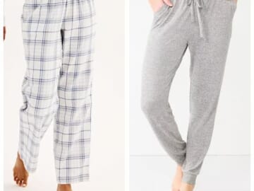 *HOT* Women’s Pajama Pants only $7.49 at Kohl’s!