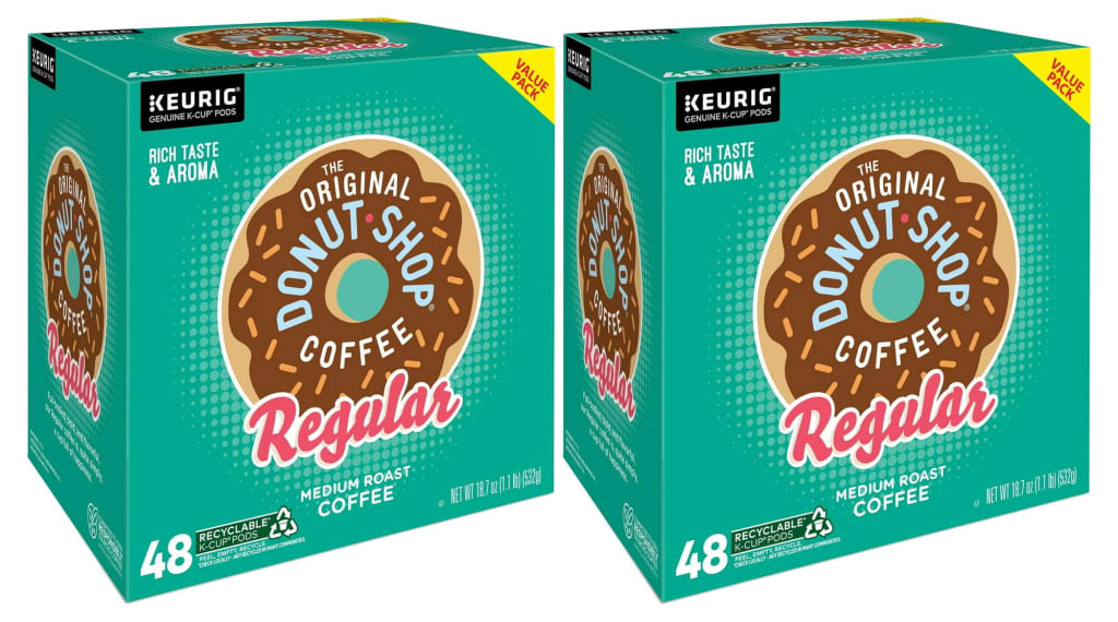 The Original Donut Shop Keurig K-Cup Pods 96-Pack for $39 + free shipping