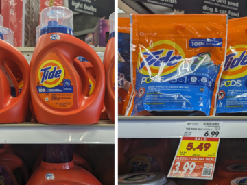 Tide Liquid Laundry Detergent Or Pods Just $3.99 At Kroger (Regular Price $6.99)