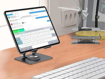 Swivel Aluminum Tablet Stand $14.29 After Coupon (Reg. $25)