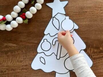 Free Printable Jumbo Christmas Tree Paper Craft