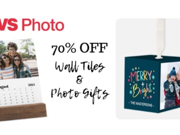 CVS | 70% Off Wall Tiles, Photo Cubes, Calendars & More!