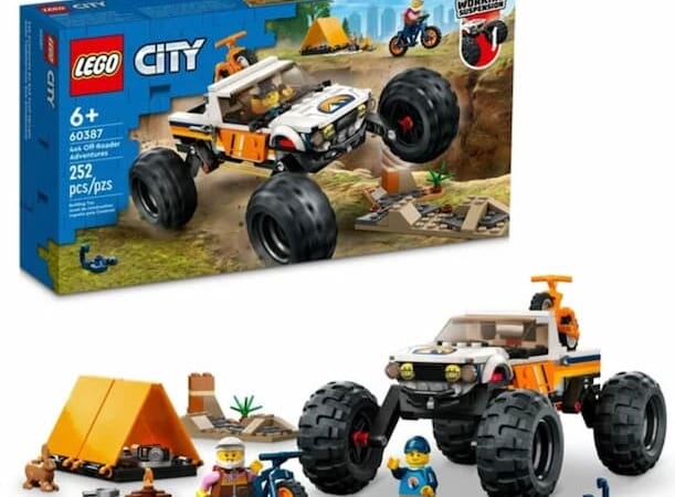 Ibotta LEGO Set Cash Back Offers at Walmart = LEGO City 4×4 Off-Roader Building Toy only $14.99, plus more!